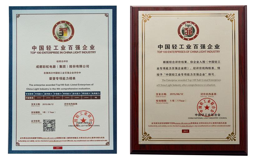 成都必一体育登录官网中国集团电子商务中心荣获轻工百强