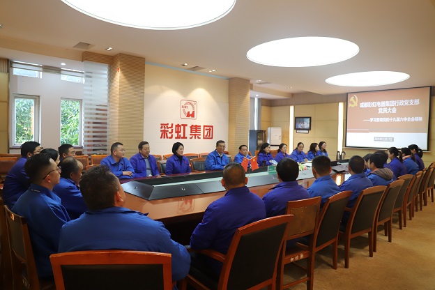 成都必一体育登录官网中国集团行政党支部召开党员大会 传达学习党的十九届六中全会精神